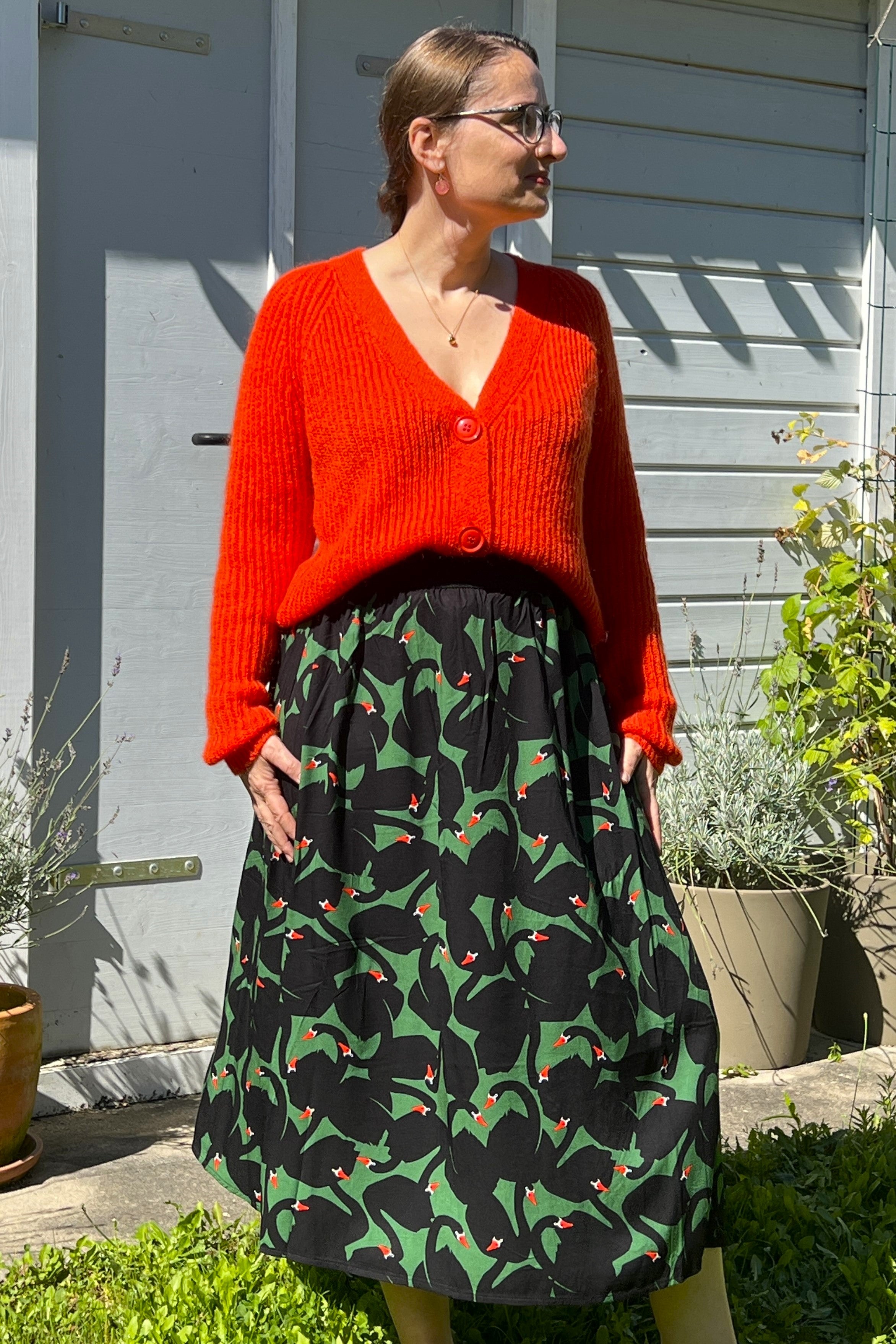 Spin Me Skirt, Black Swan
