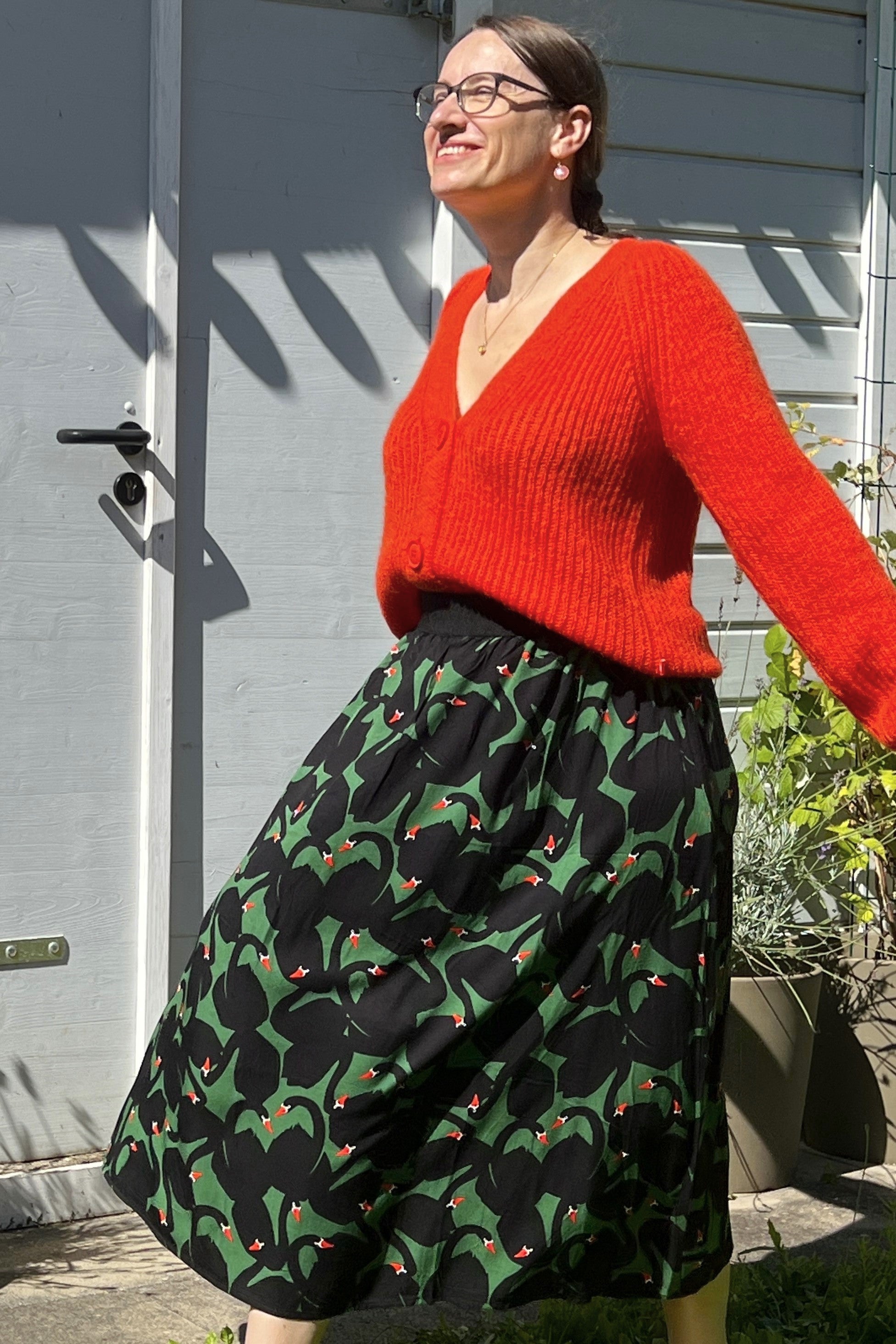 Spin Me Skirt, Black Swan