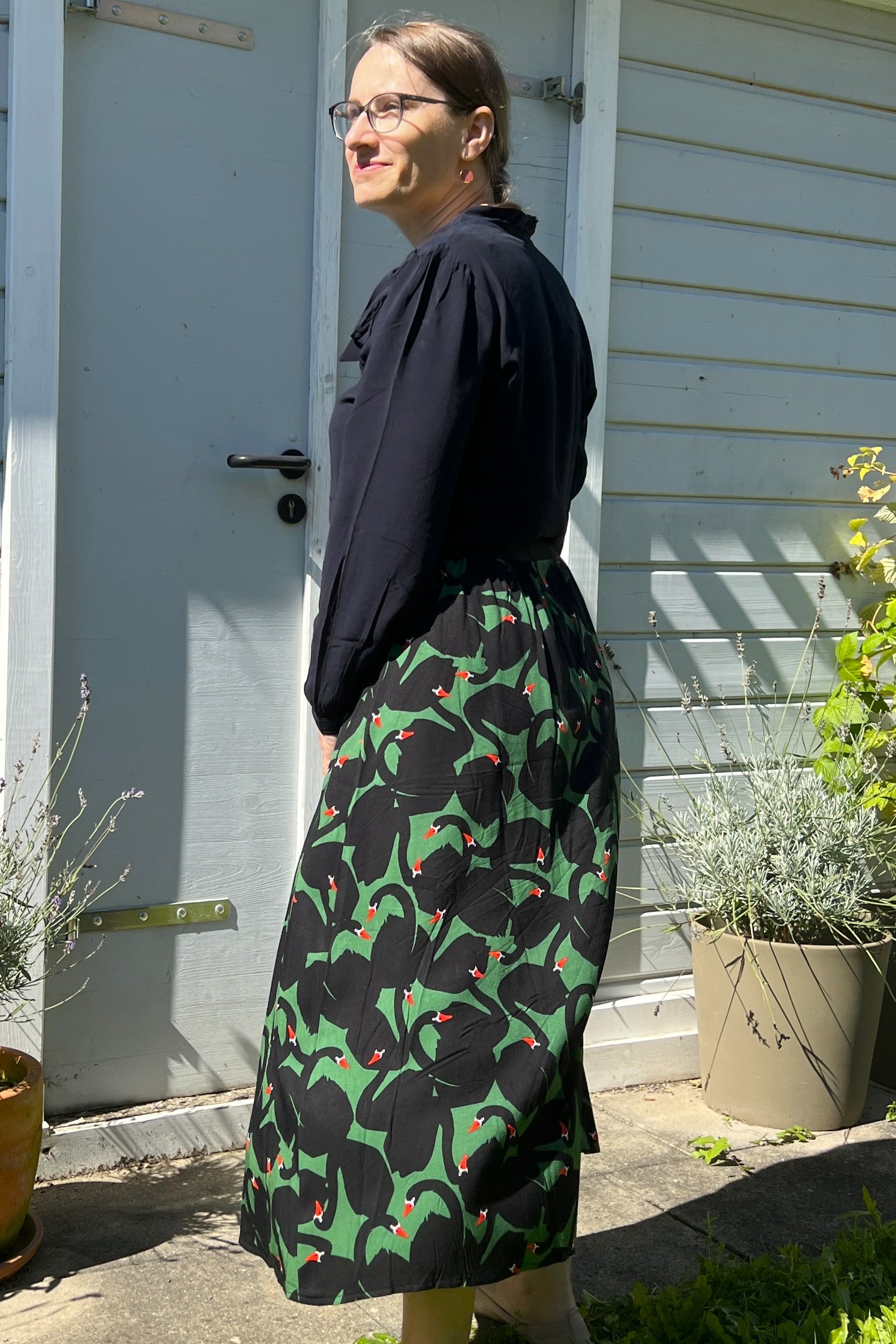 Spin Me Skirt, Black Swan