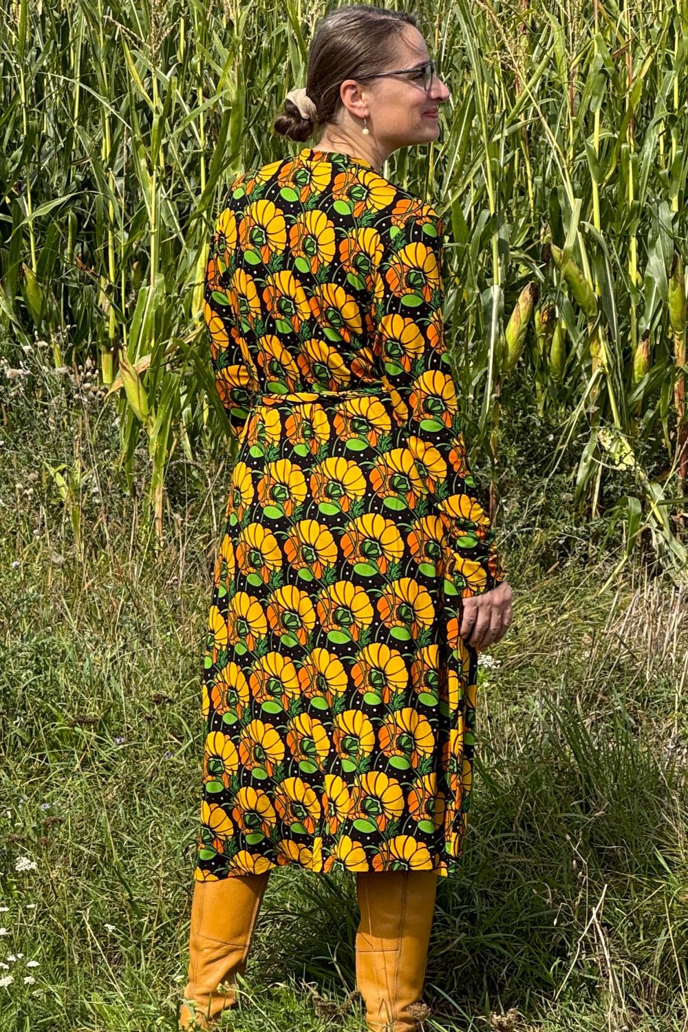 Kleid Anna-Klara Dress, Kronblad Senap