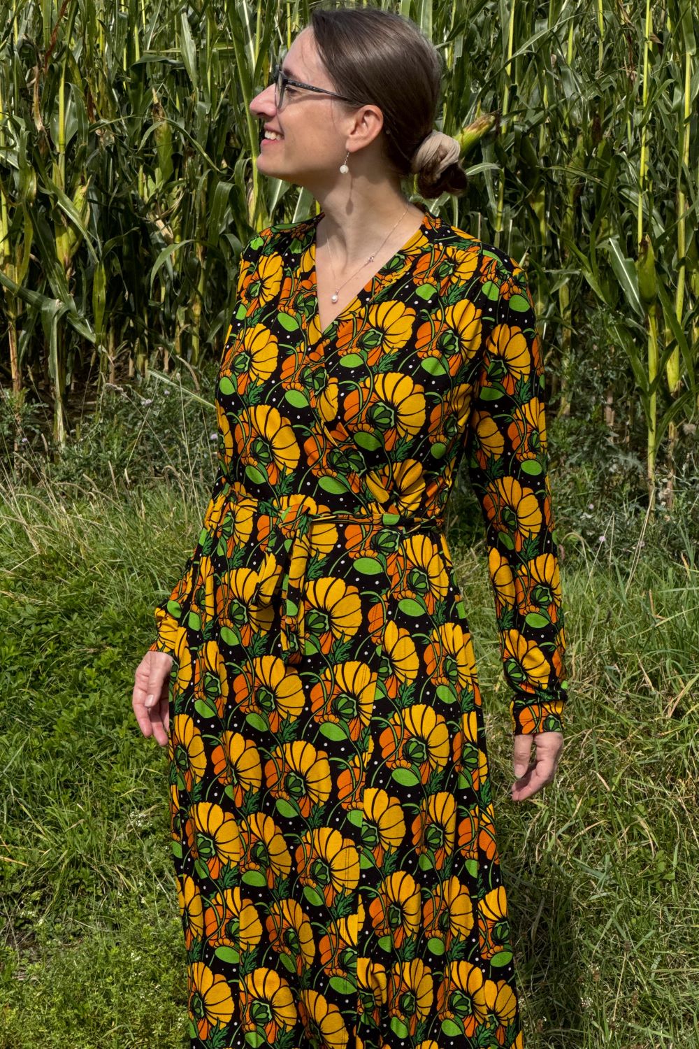 Kleid Anna-Klara Dress, Kronblad Senap