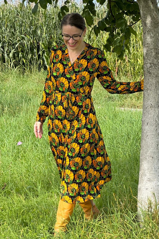 Kleid Anna-Klara Dress, Kronblad Senap