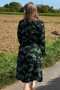 Wild Open Dress, Black Swan