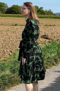 Wild Open Dress, Black Swan