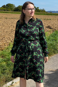 Wild Open Dress, Black Swan