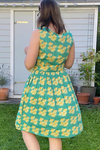 Ärmelloses Kleid, Tall Daisies