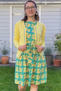 Ärmelloses Kleid, Tall Daisies