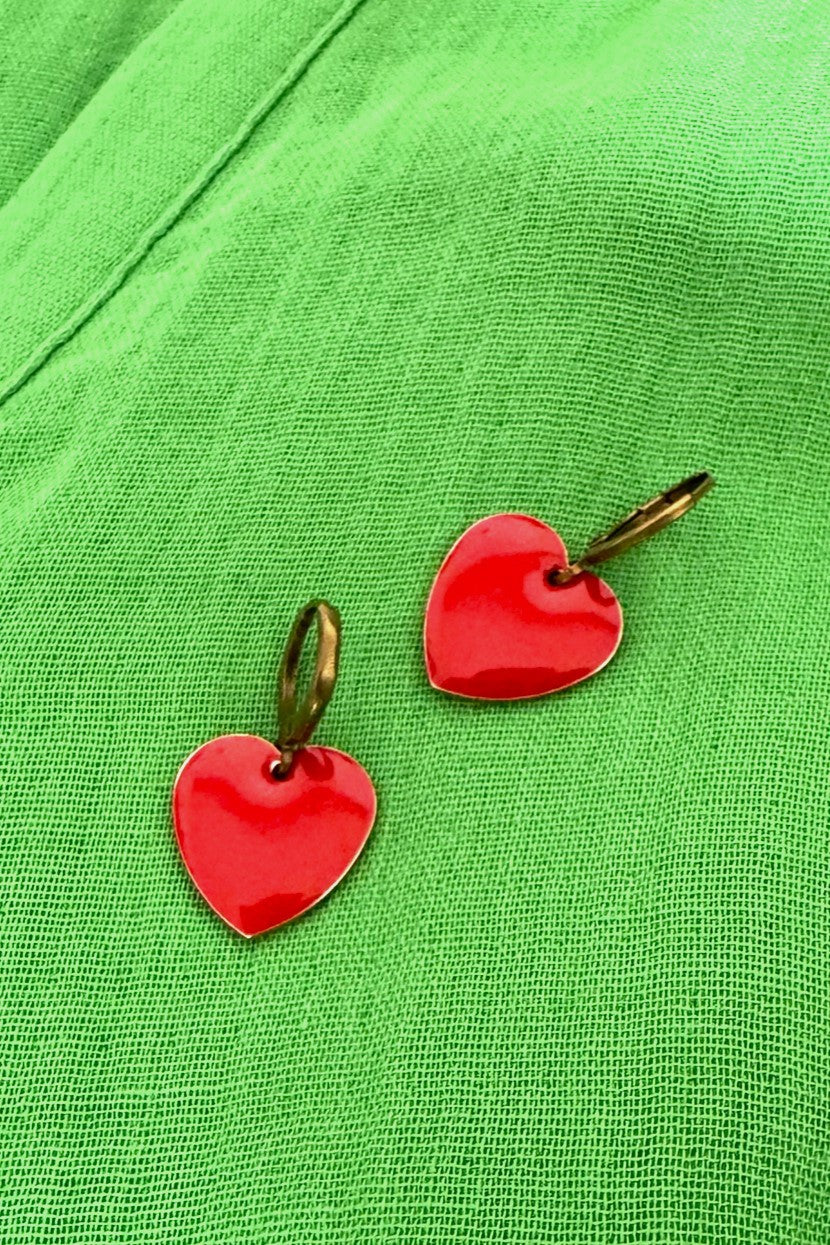 Ohrringe Red Hearts