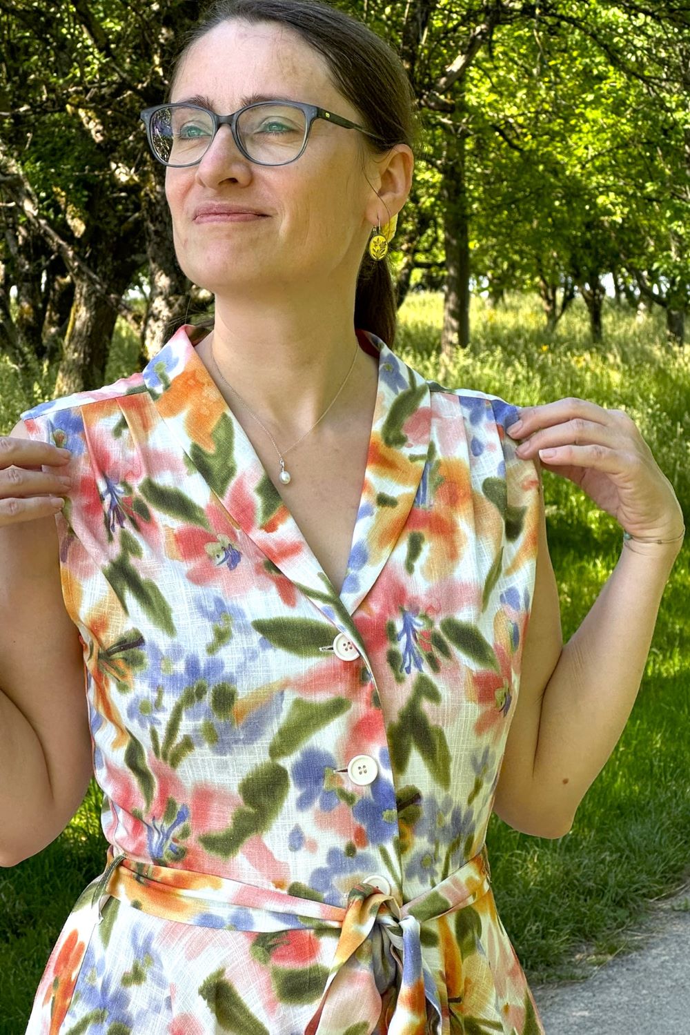 Nova Dress, Aquarell Flowers