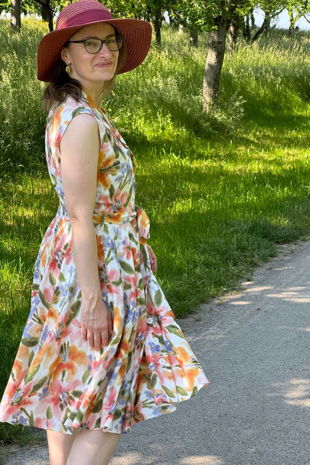 Nova Dress, Aquarell Flowers