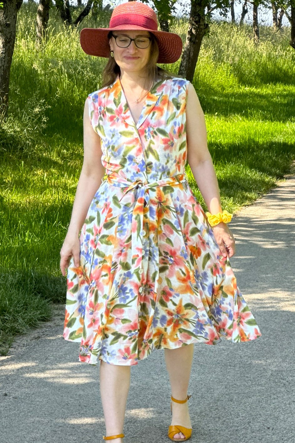 Nova Dress, Aquarell Flowers