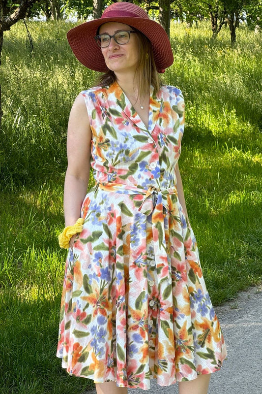 Nova Dress, Aquarell Flowers