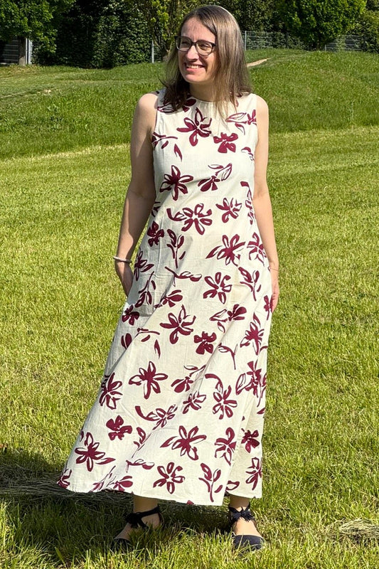 Kleid Cotton Poplin Dress, Rosewood