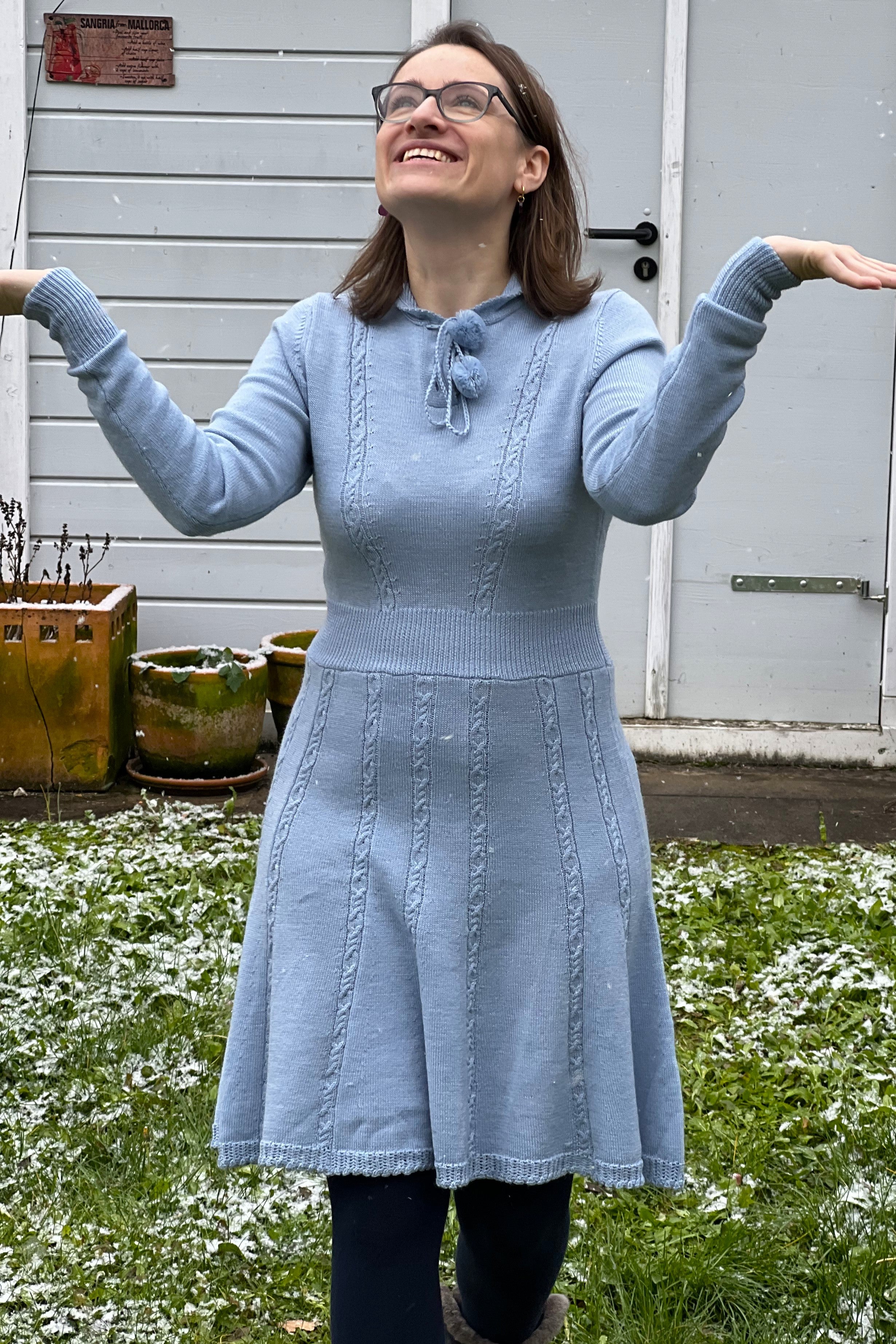 Strickkleid The Ice Princess Dress, Icy Blue