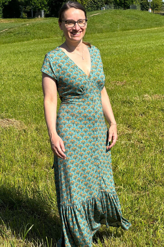 Kleid Maud Maxi Dress, Blooming