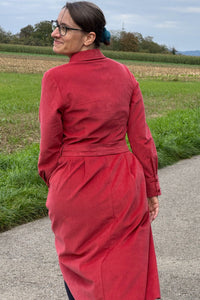 Midi-Kordkleid, Garnet