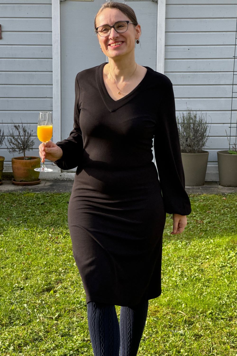 Stretch-Kleid, Solid Black