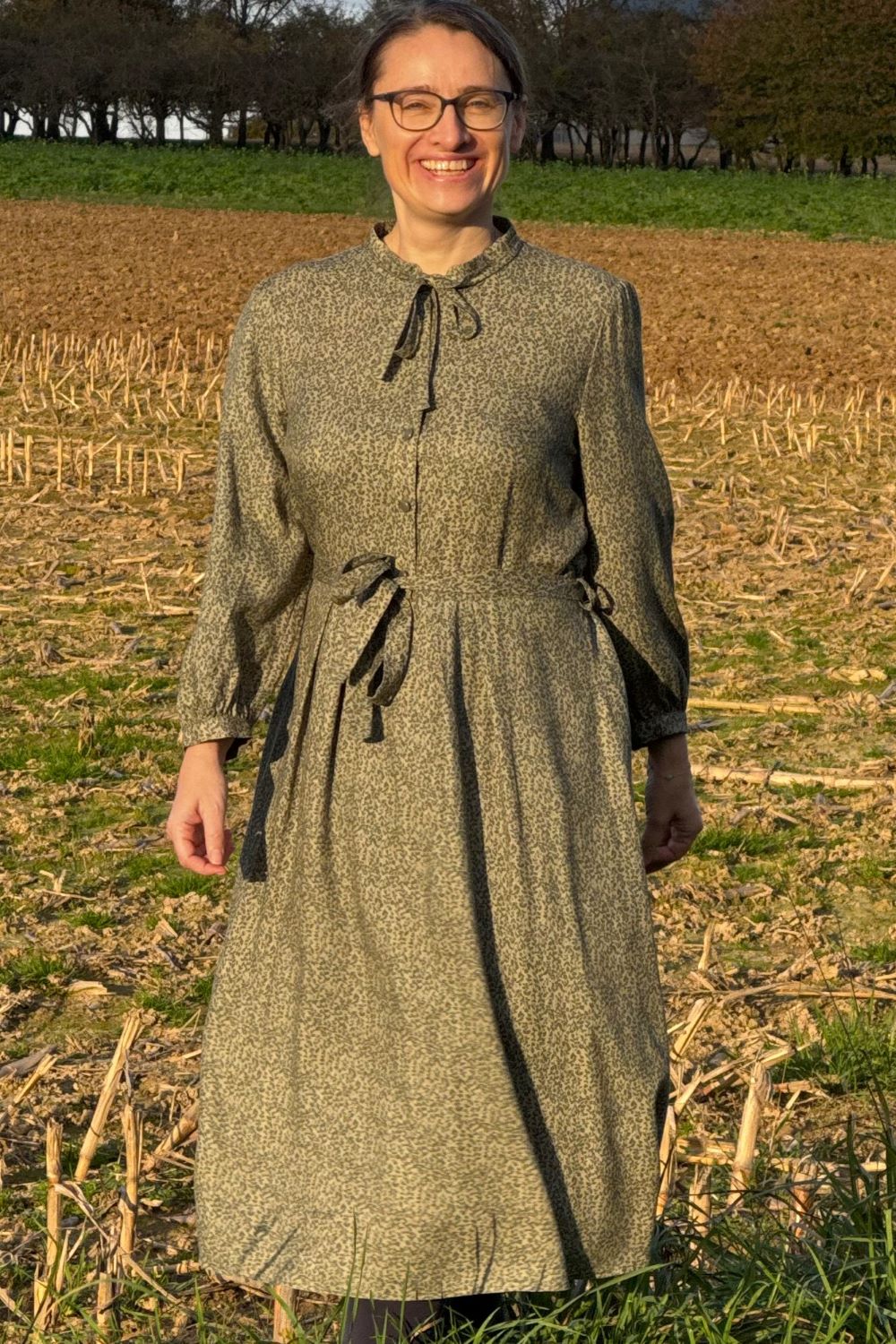 Kleid Niko Dress, Rosmarin Grün