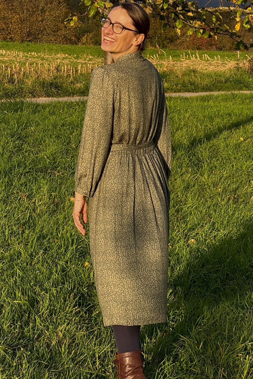 Kleid Niko Dress, Rosmarin Grün
