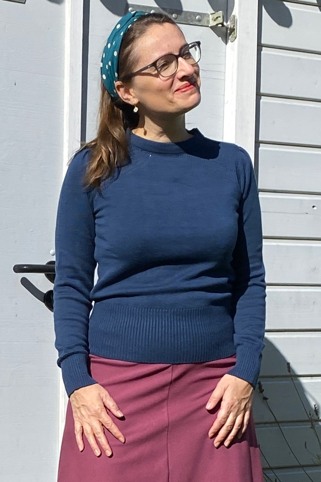 Mina Sweater, Petrol