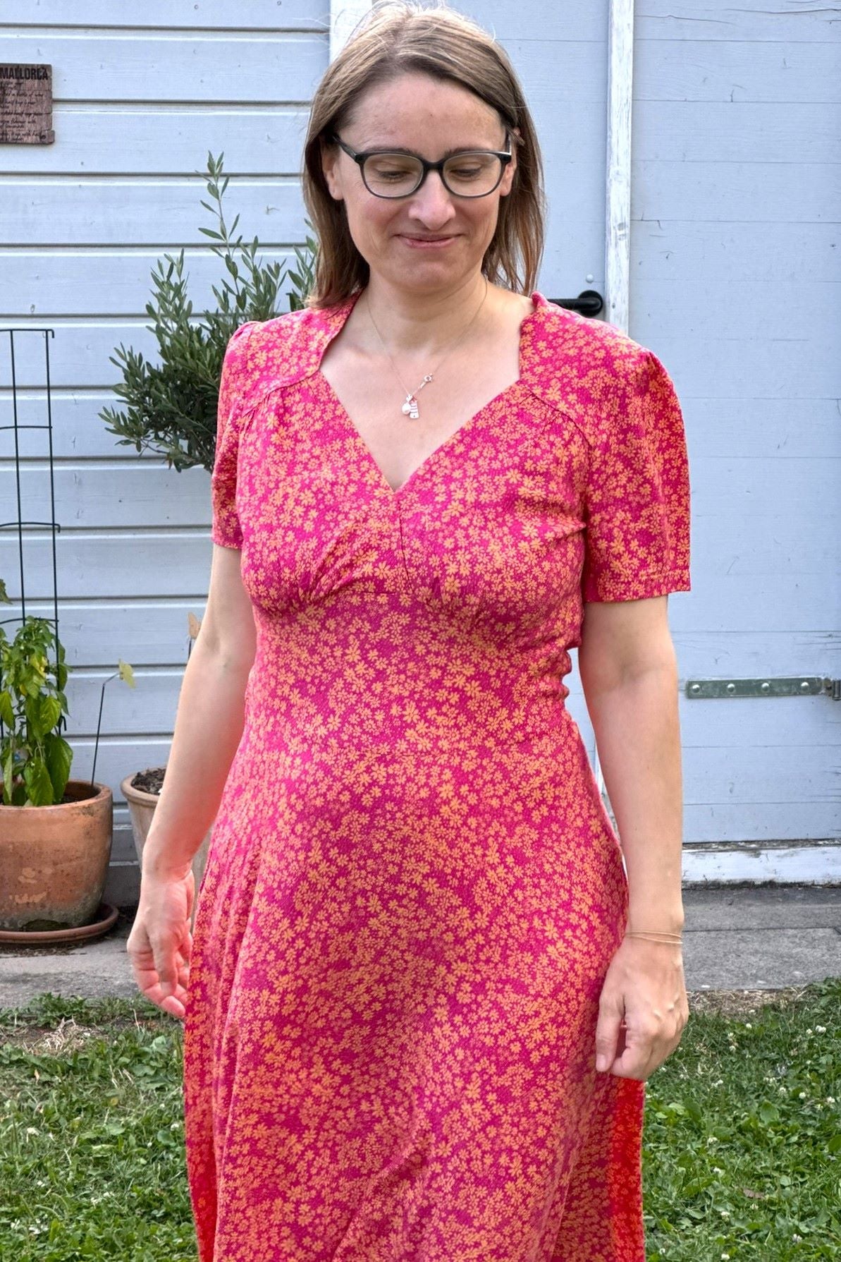 Hollywood Circle Dress Copacabana, Bloemen