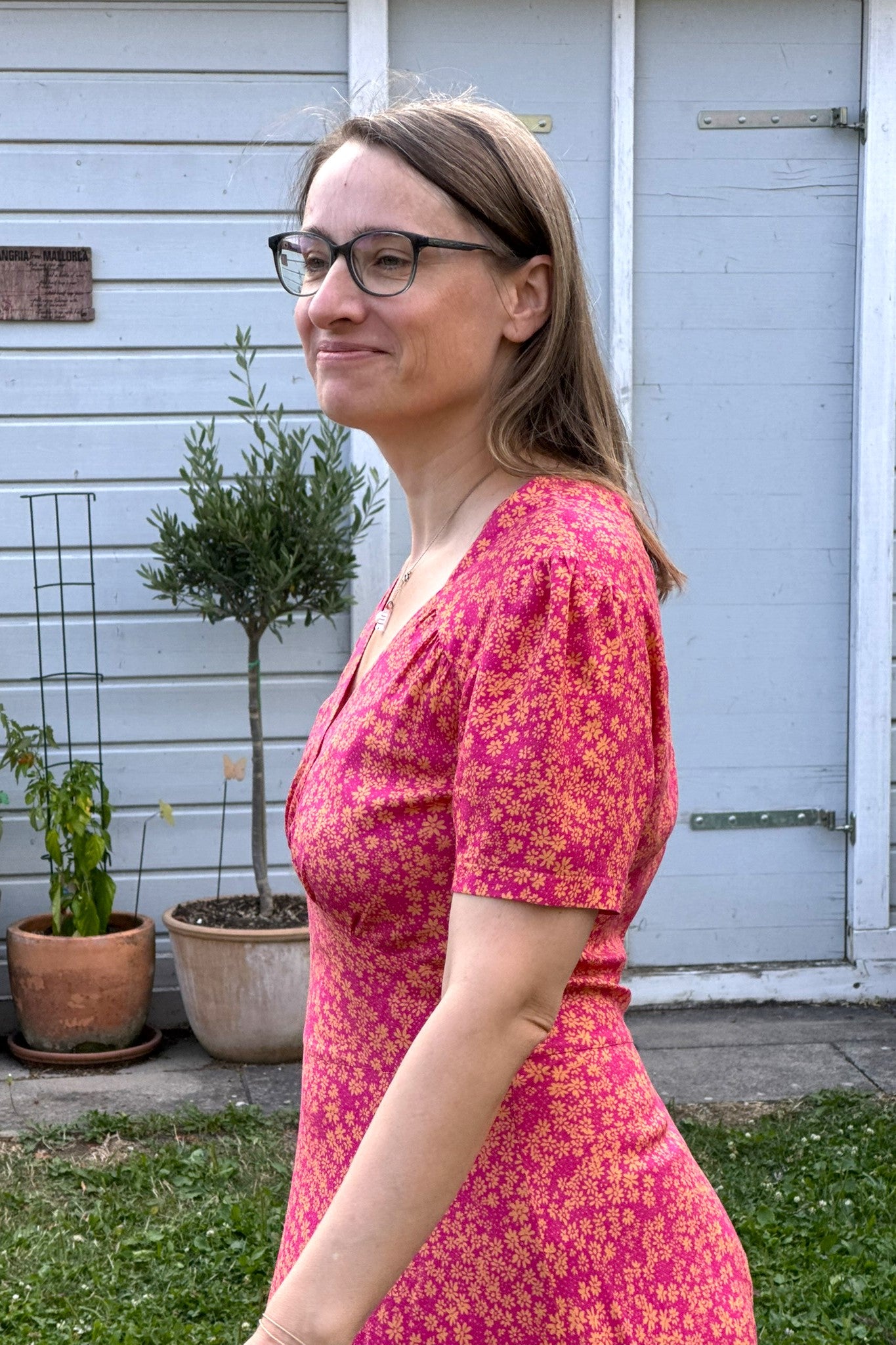 Hollywood Circle Dress Copacabana, Bloemen
