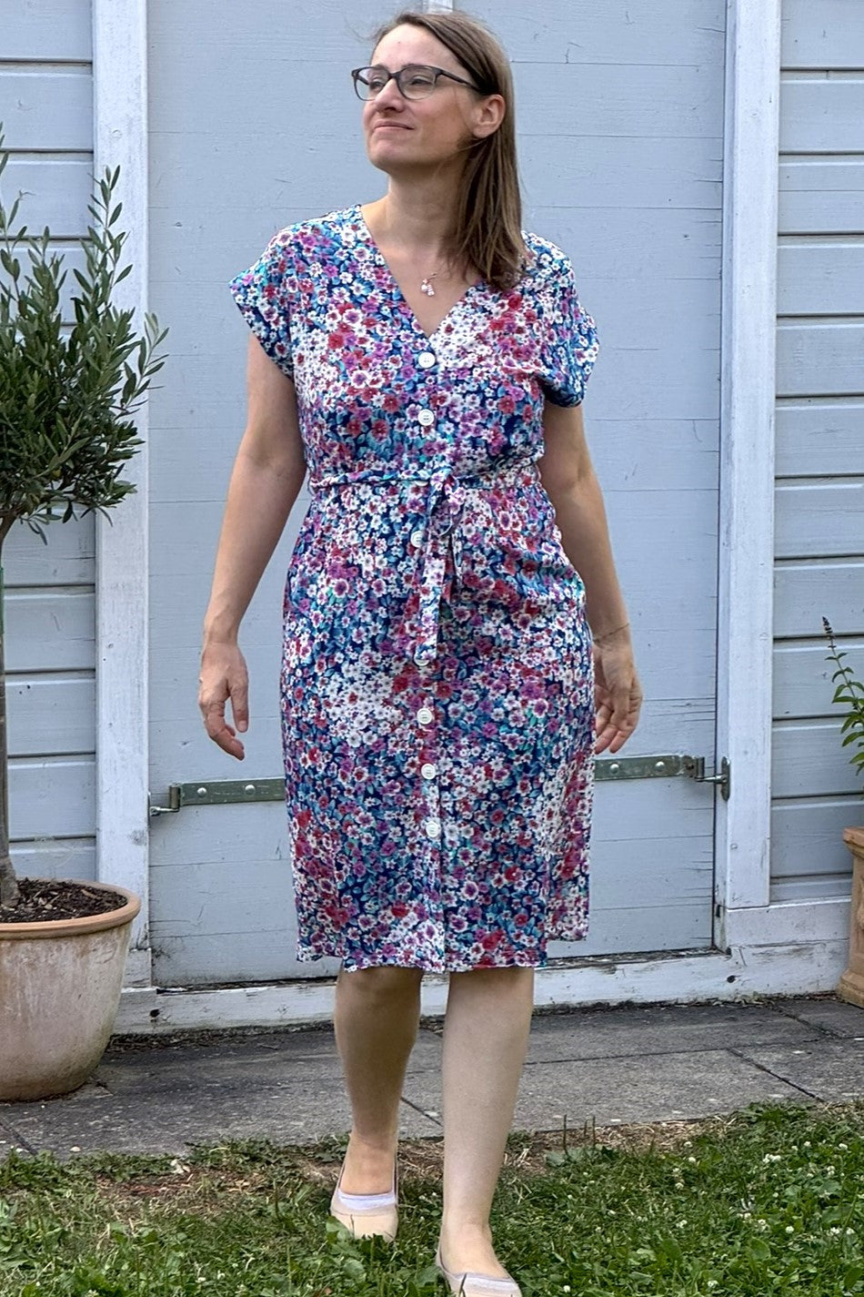 Mina Dress Portofino, Bloemen