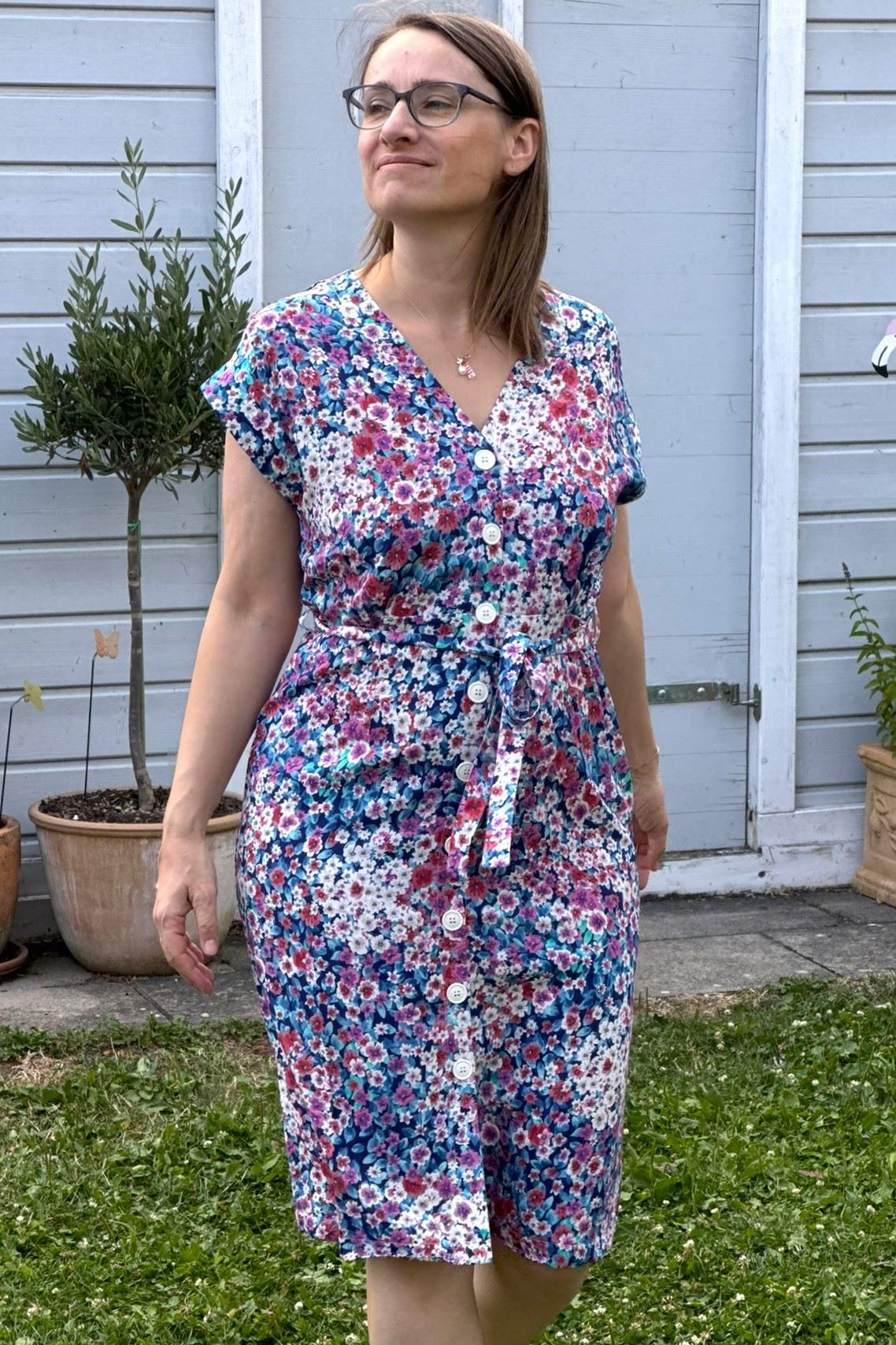 Mina Dress Portofino, Bloemen