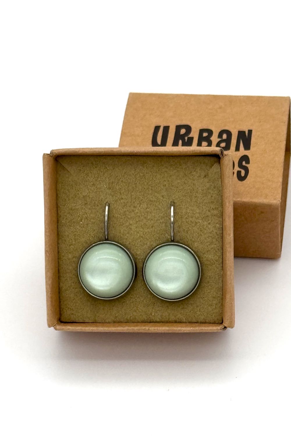 Ohrringe Dots, Whisper Green