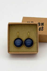 Ohrringe Dots, Night Blue