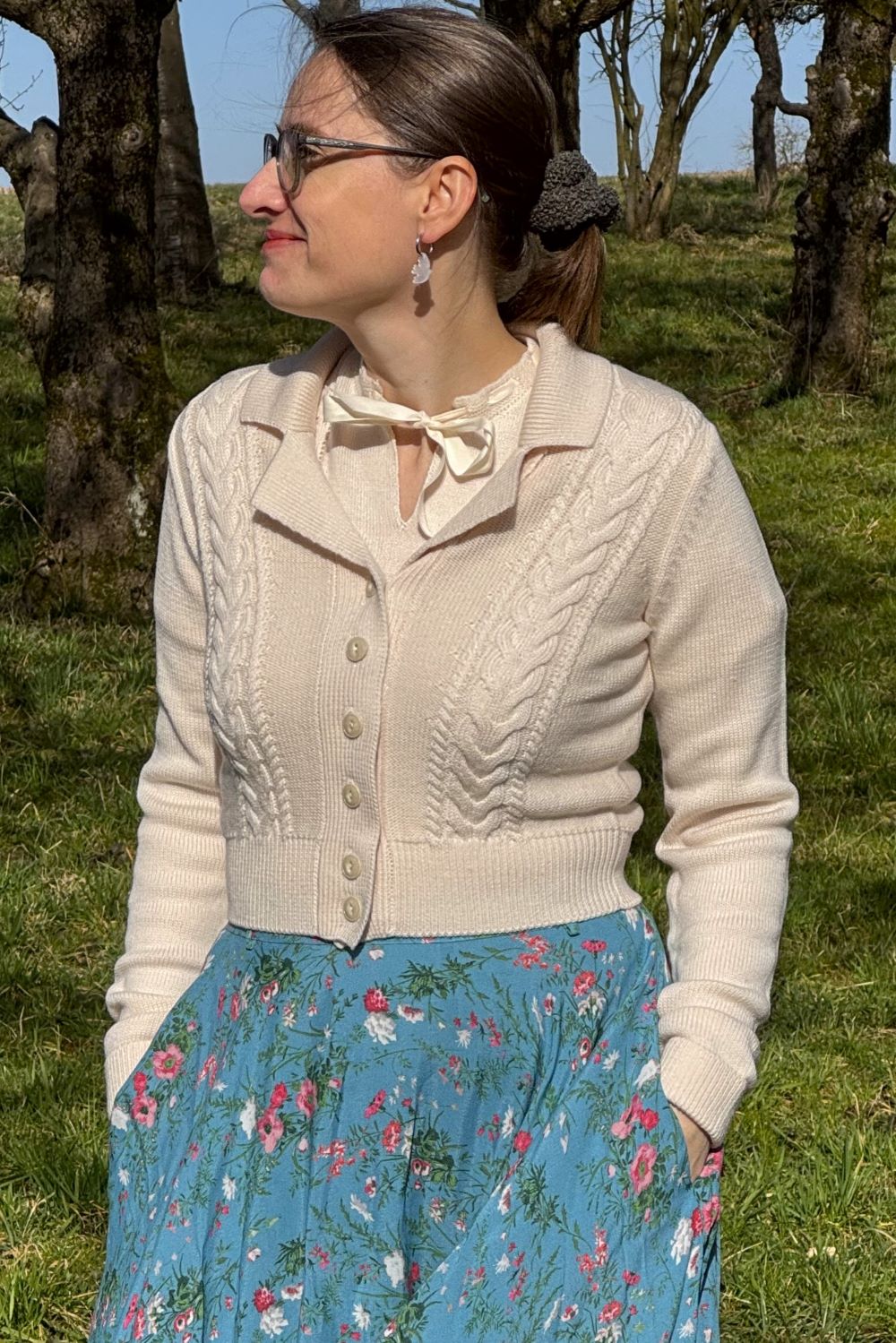 The Summernight Knit Jacket, Ivory