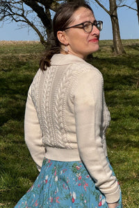 The Summernight Knit Jacket, Ivory