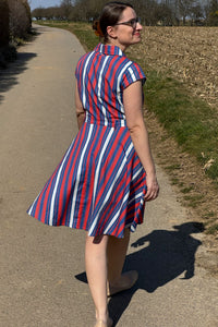 gestreiftes Kleid, Candy Stripe