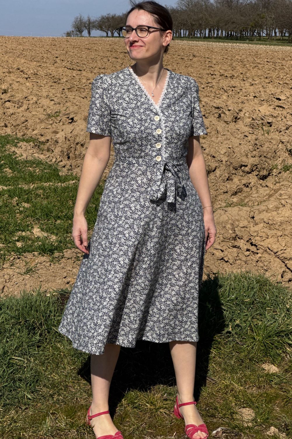 Kleid Magnolia Dress, Fiori