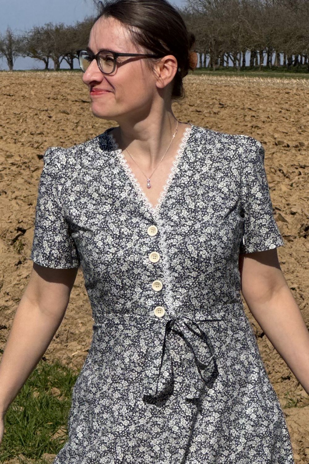 Kleid Magnolia Dress, Fiori