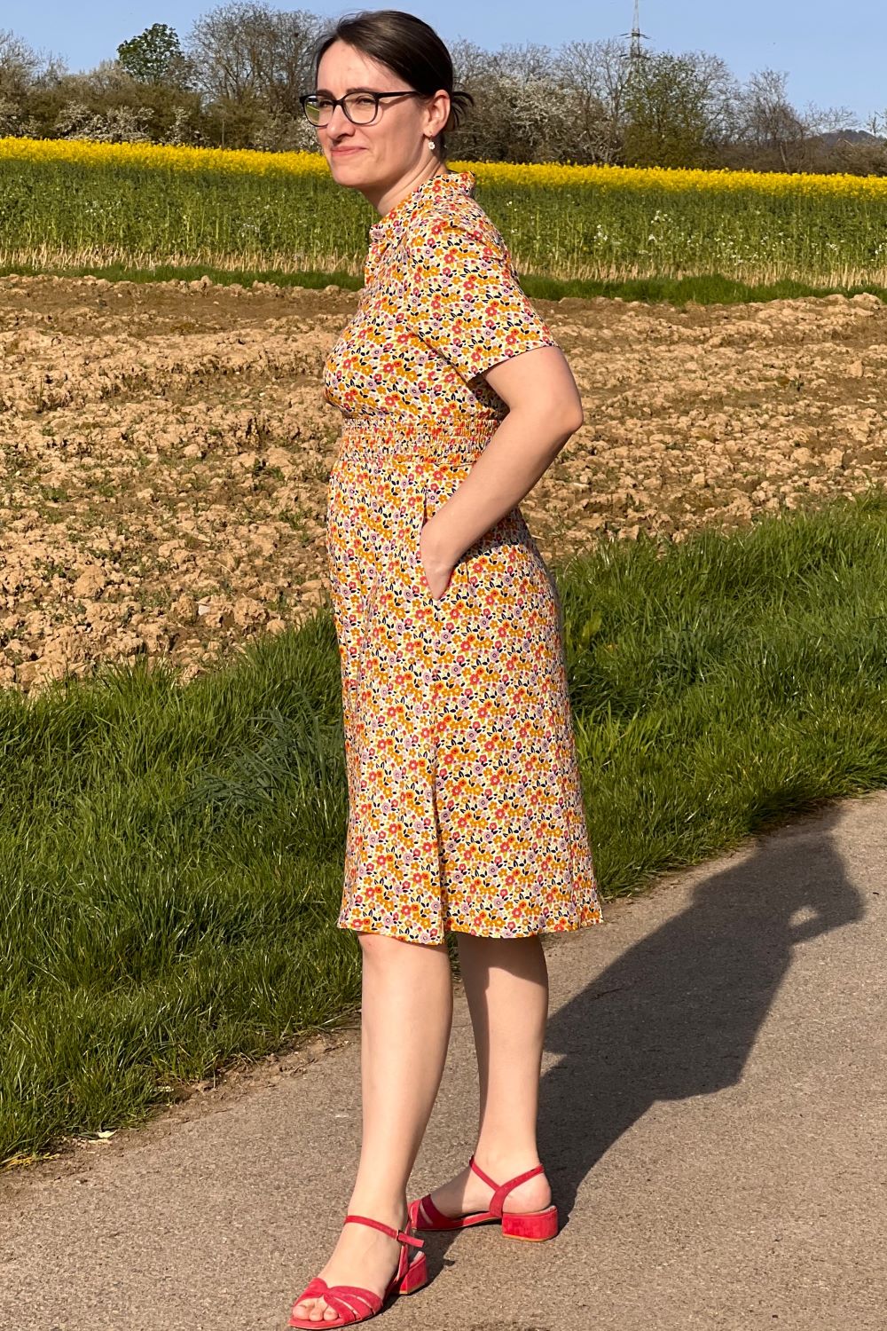 Kleid mit Kragen Sally, Lima