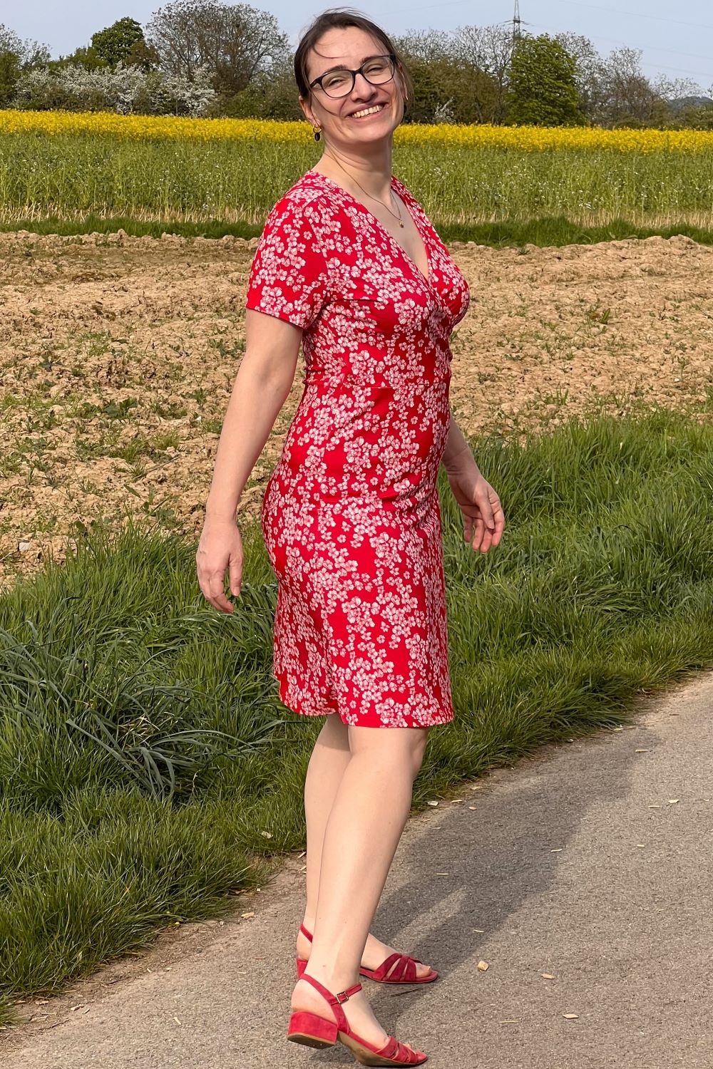 Kleid Camie Cherry Blossom, Poppy