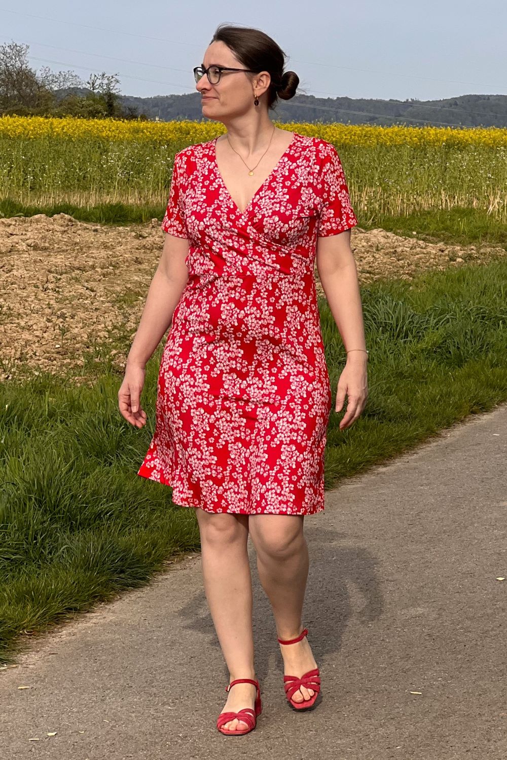 Kleid Camie Cherry Blossom, Poppy