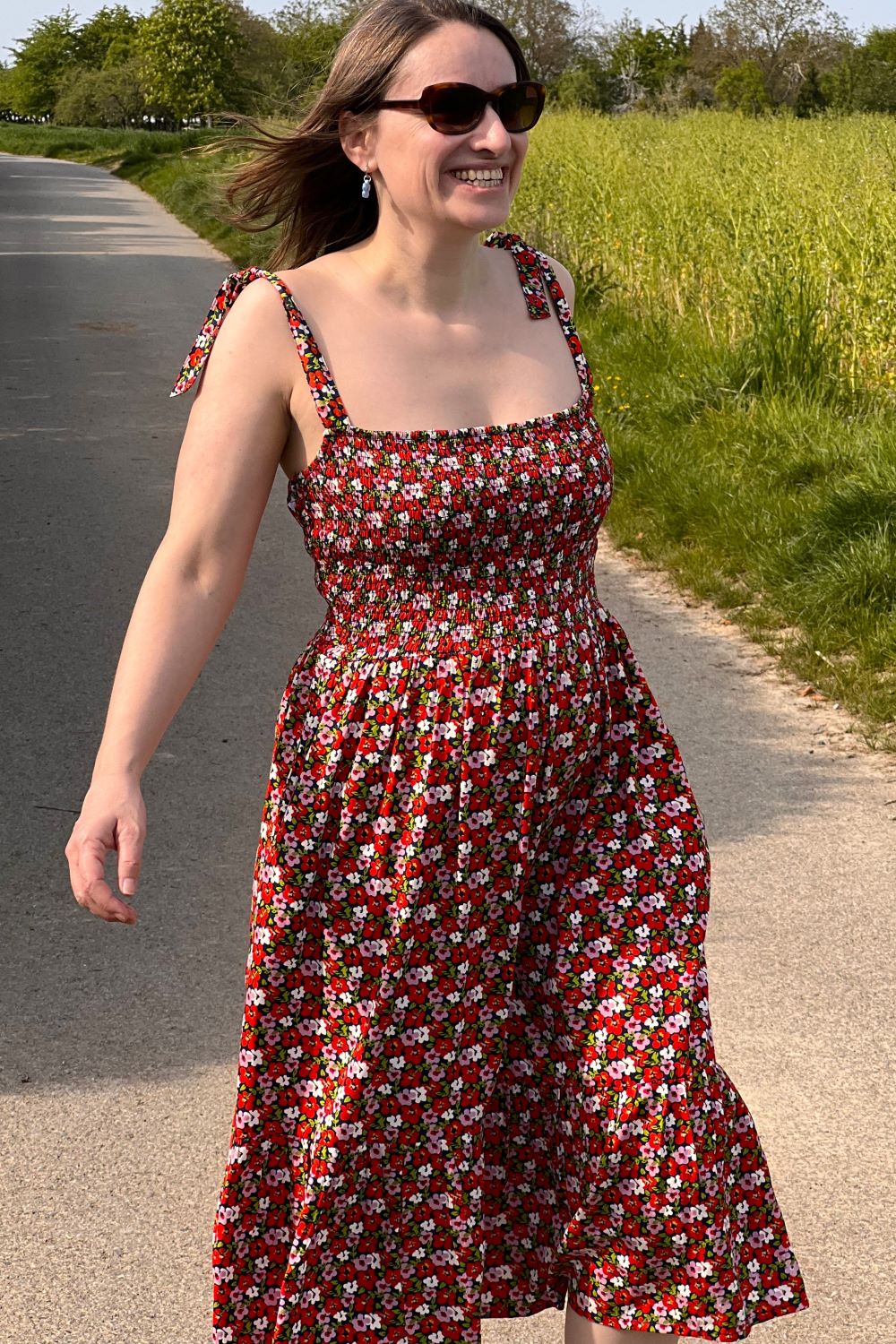 Kleid mit Trägern Alice, Puglia