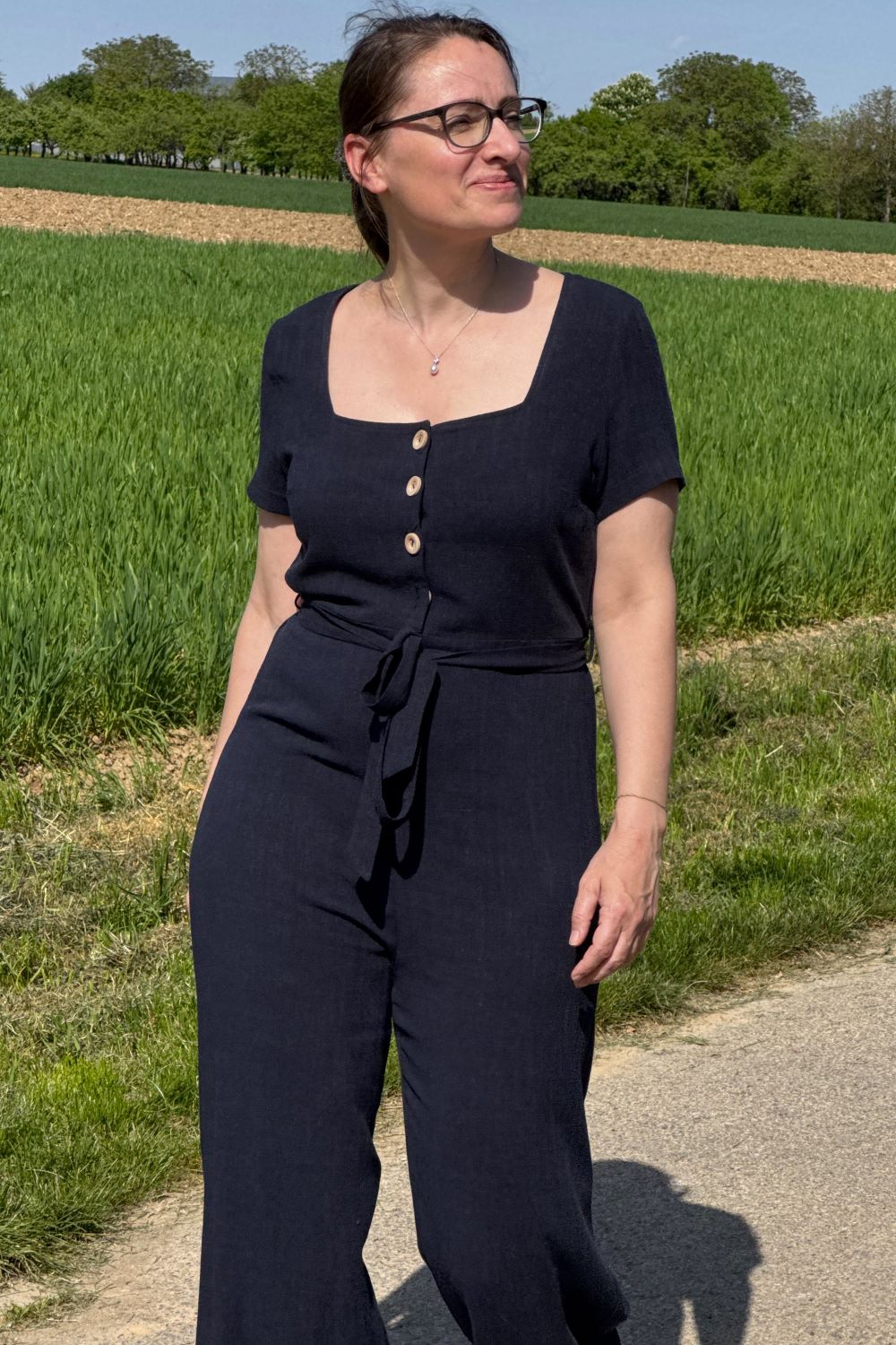 Birgit Jumpsuit, Linnen Marino