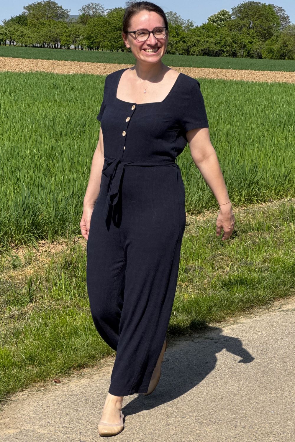 Birgit Jumpsuit, Linnen Marino