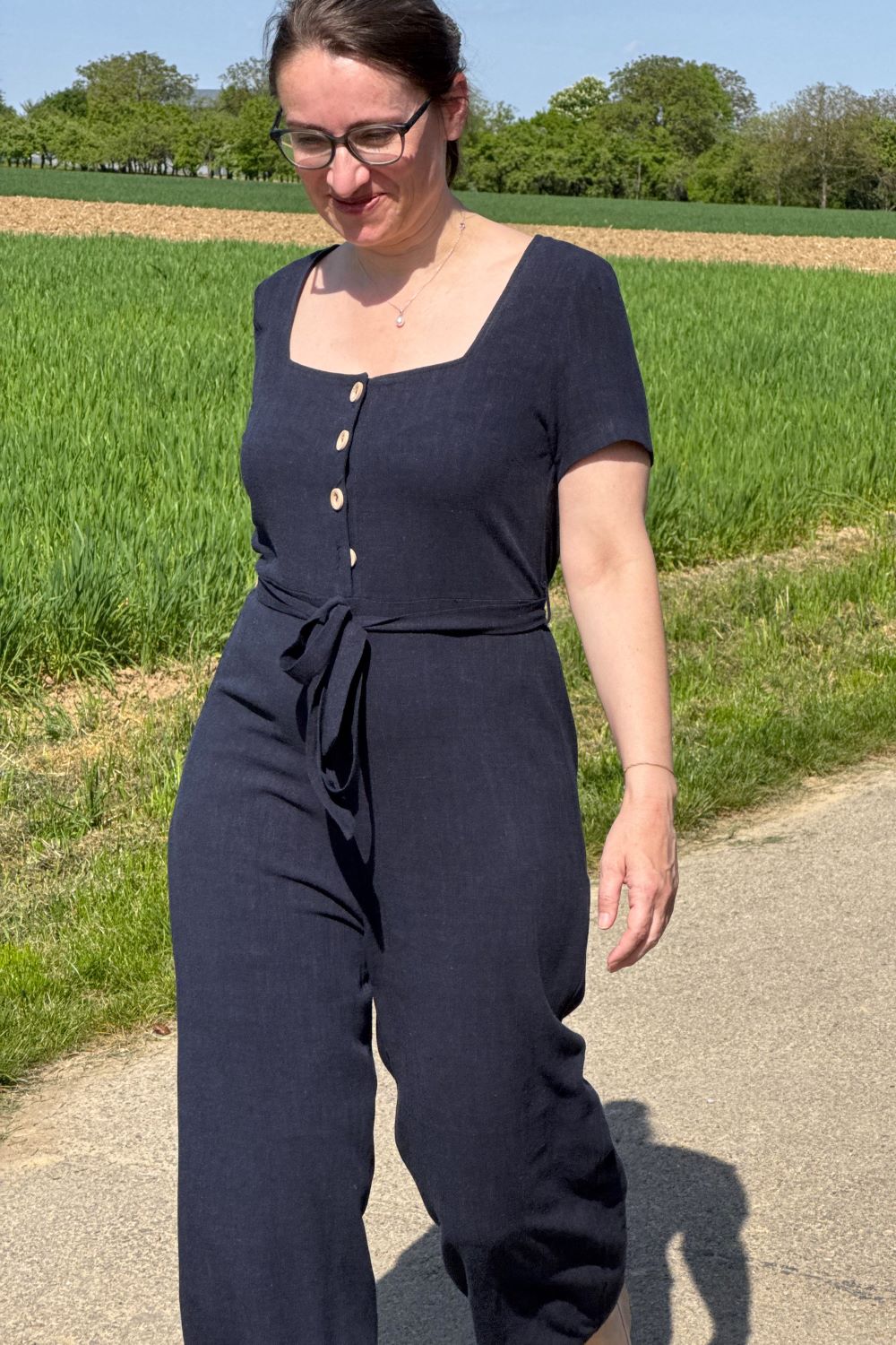 Birgit Jumpsuit, Linnen Marino