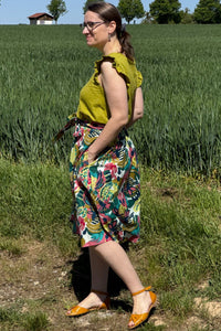 Frill Shell Top, Lotus