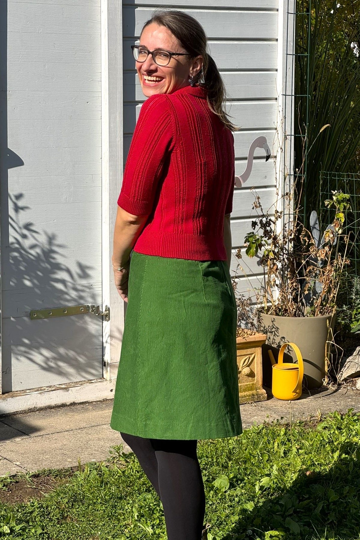 Danelondon Cord Skirt, Fall Jungle