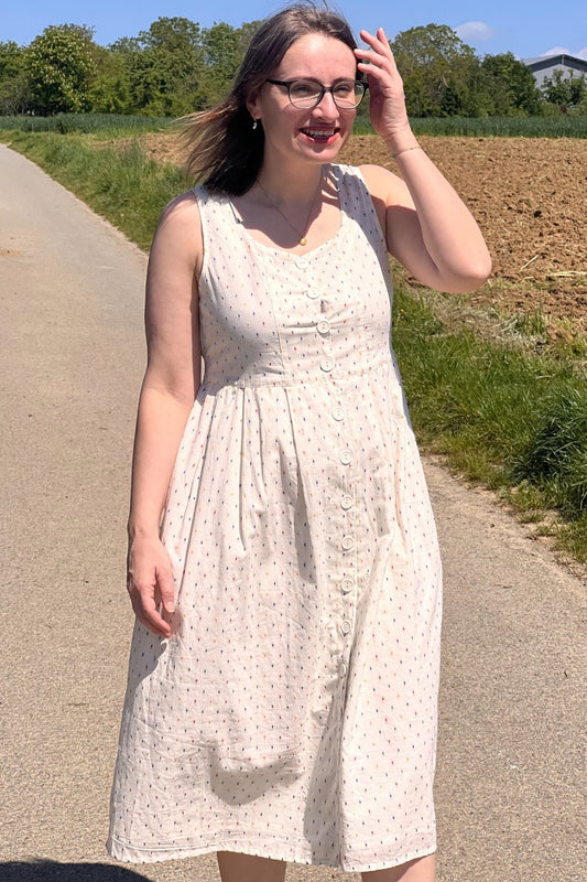 Jodie Dress, Dotty Dobby