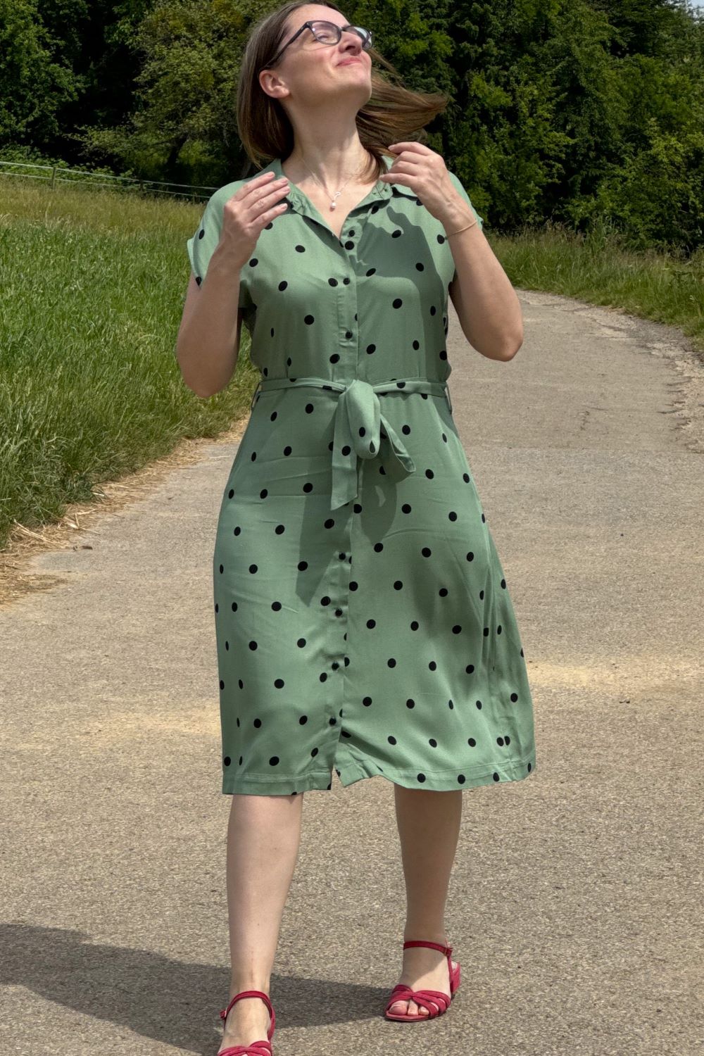 Kleid Park Bench Breaks Dress, Grün
