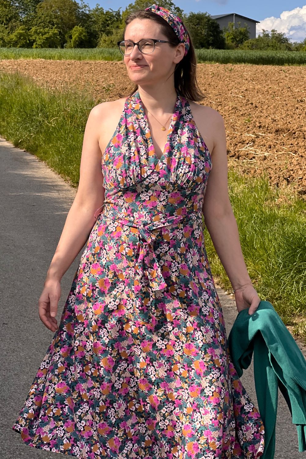 Marilyn Swing Dress, Botanica Rose