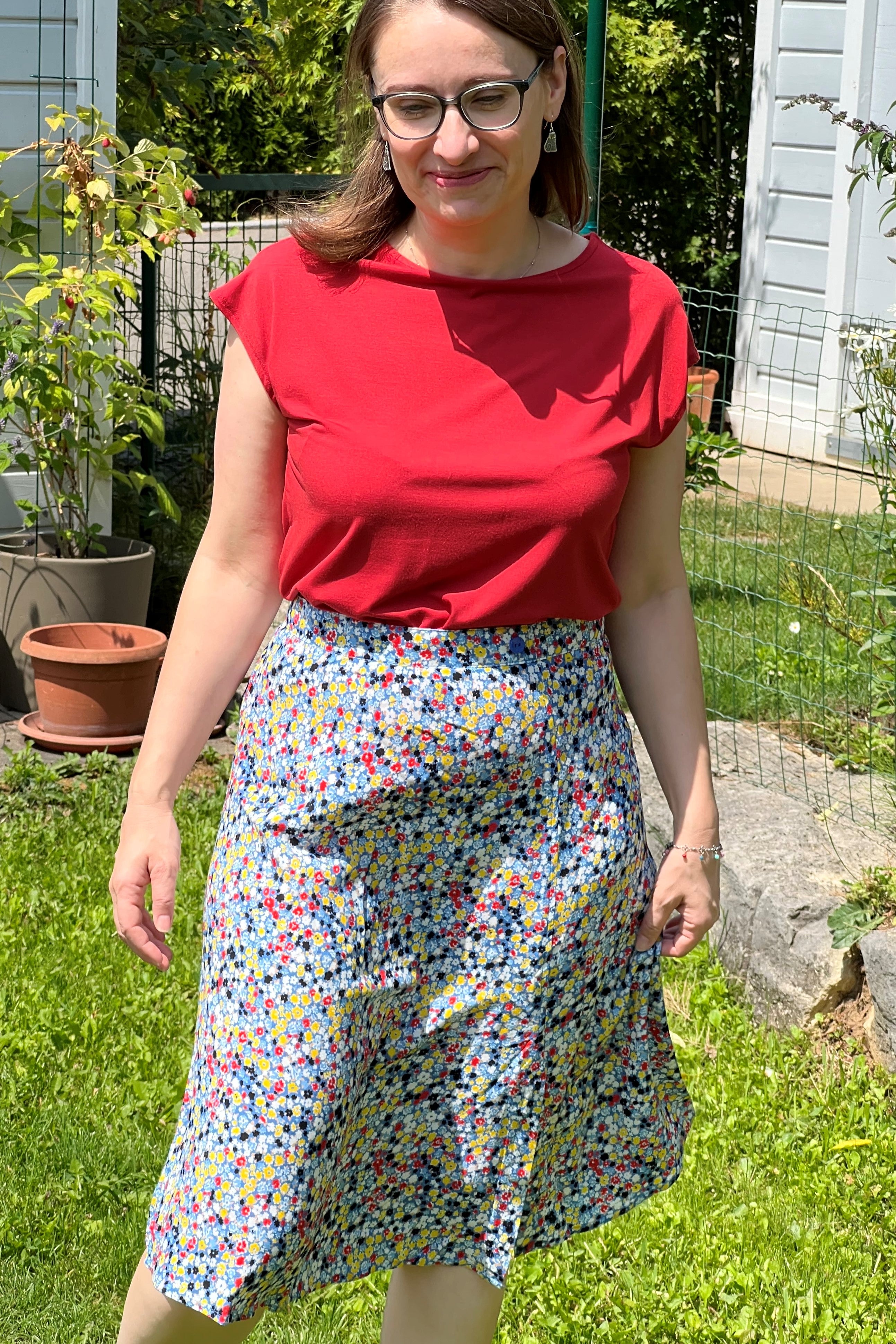 Sun Is Up Skirt, Prairie Fleurie