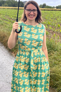 Ärmelloses Kleid, Tall Daisies