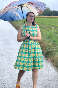 Ärmelloses Kleid, Tall Daisies